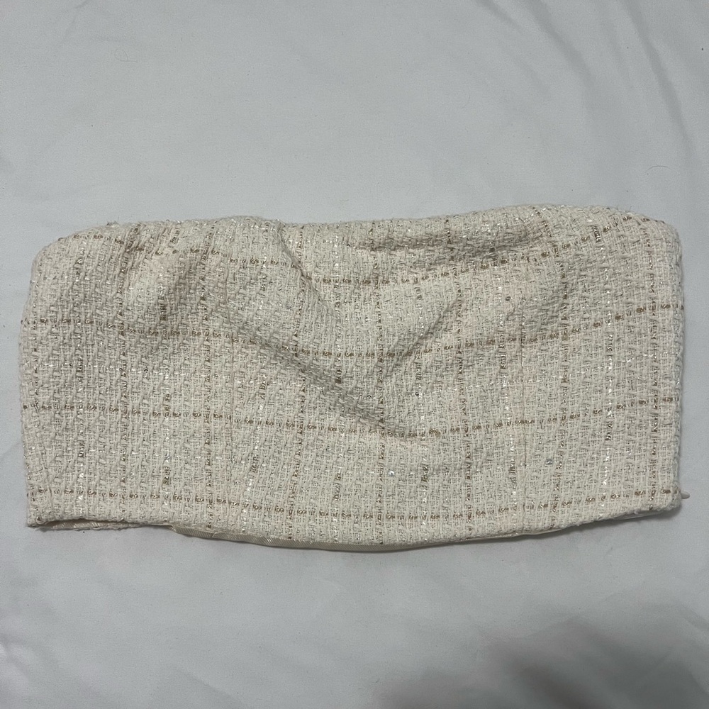 Zara Beige Textured Top